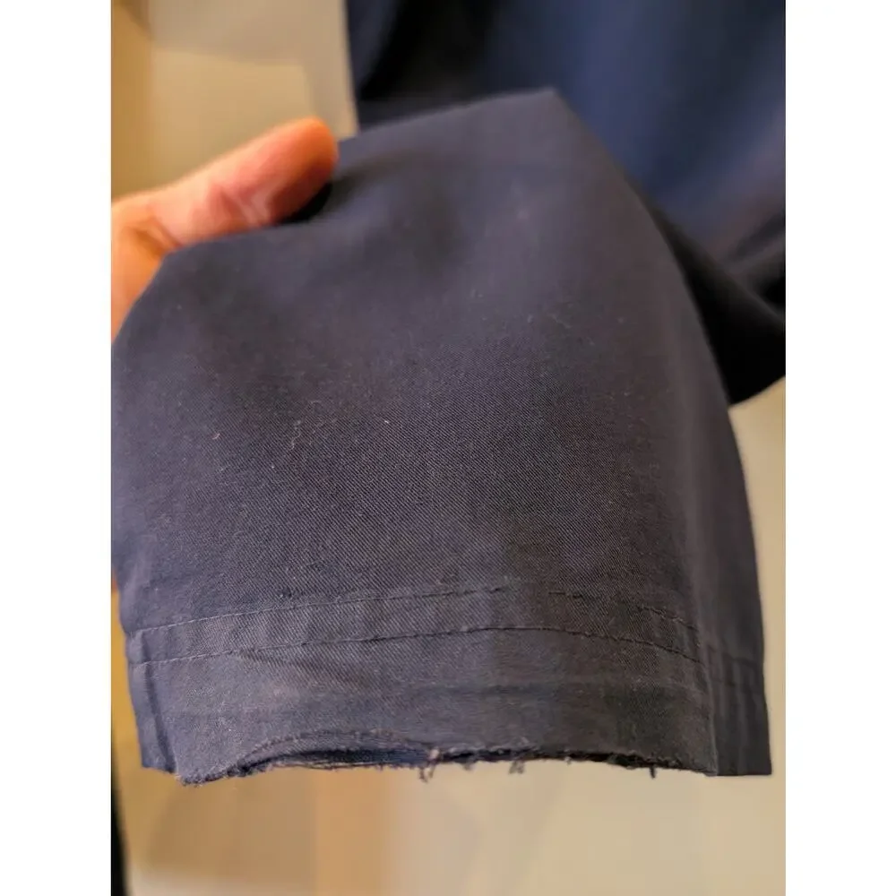 FIGS Technical Collection Scrub Pants Lot of 2 Navy Blue Drawstring XXL AS IS